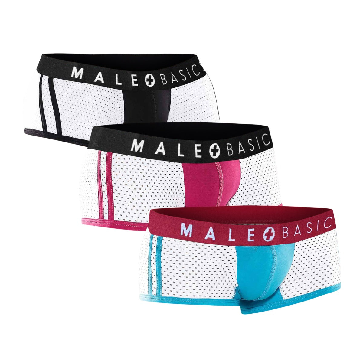 MaleBasics Boxer Corto Sexy Tejido en Malla