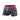 MaleBasics Boxer Corto Paquete x 3 Cintura Roja
